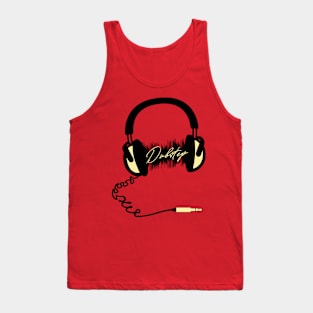 Headphone Audio Wave - Dubstep Tank Top